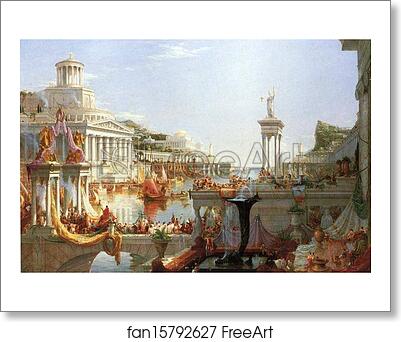 Free art print of The Course of Empire: The Consummation of Empire by Thomas Cole