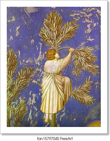 Free art print of Christ Entering Jerusalem. Detail by Giotto Free art print of Christ Entering Jerusalem. Detail by Giotto