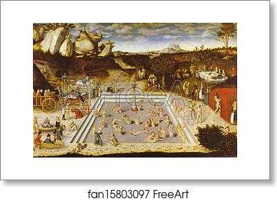Free art print of The Fountain of Youth by Lucas Cranach The Younger