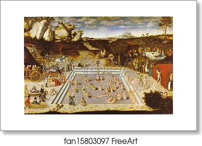 Free art print of The Fountain of Youth by Lucas Cranach The Younger Free art print of The Fountain of Youth by Lucas Cranach The Younger