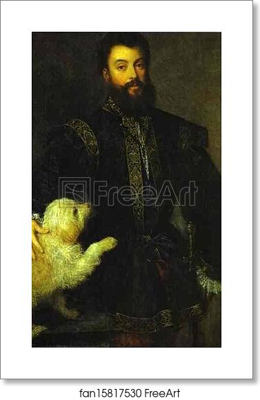 Free art print of Portrait of Federico II Gonzaga by Titian
