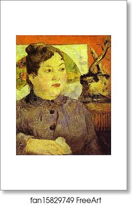 Free art print of Madame Alexandre Kohler by Paul Gauguin