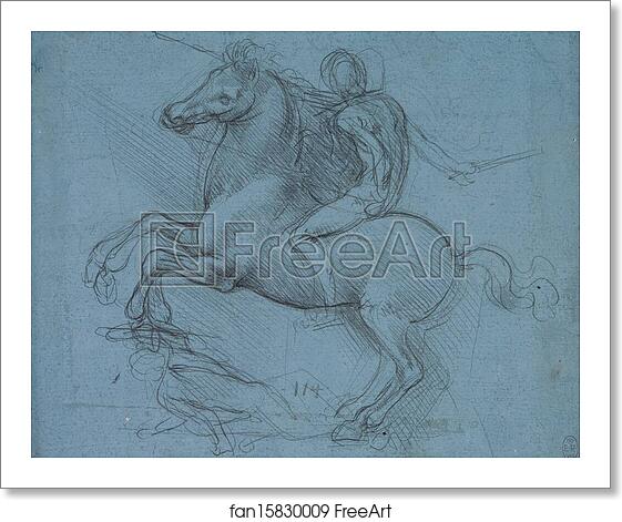 Free art print of Study for an equestrian monument (recto) by Leonardo Da Vinci Free art print of Study for an equestrian monument (recto) by Leonardo Da Vinci