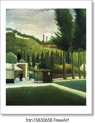 Free art print of The Customs Post by Henri Rousseau