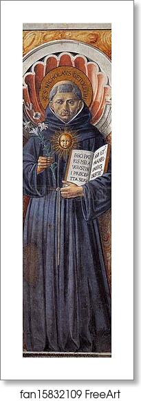 Free art print of St. Nicholas of Tolentino by Benozzo Gozzoli Free art print of St. Nicholas of Tolentino by Benozzo Gozzoli