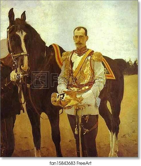 Free art print of Portrait of Grand Duke Pavel Alexandrovich by Valentin Serov