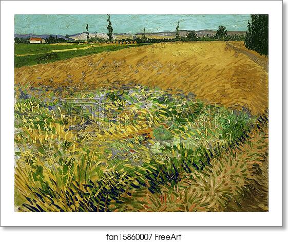 Free art print of Wheatfield by Vincent Van Gogh Free art print of Wheatfield by Vincent Van Gogh