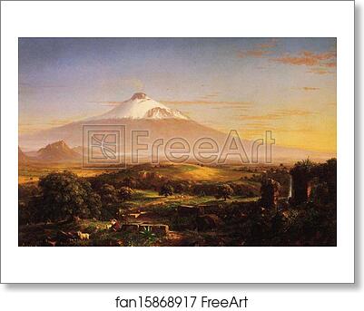Free art print of Mount Etna by Thomas Cole