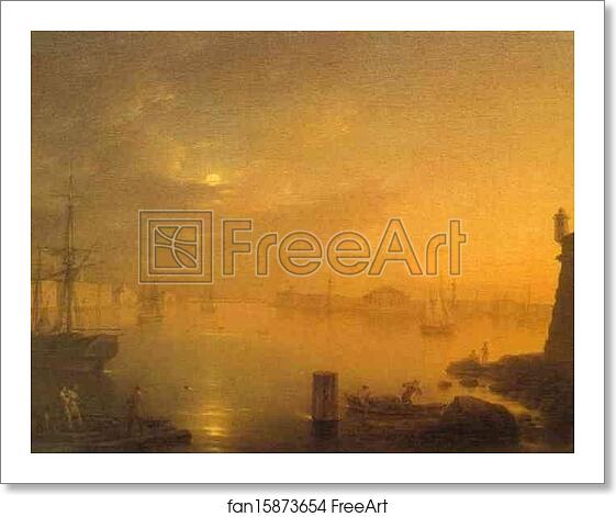 Free art print of Moonlit Night in St. Petersburg by Maxim Vorobiev Free art print of Moonlit Night in St. Petersburg by Maxim Vorobiev