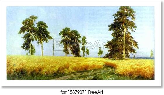 Free art print of Rye by Ivan Shishkin