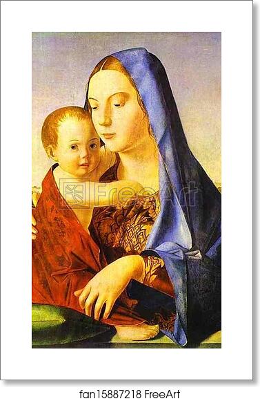 Free art print of Madonna and Child by Antonello Da Messina Free art print of Madonna and Child by Antonello Da Messina