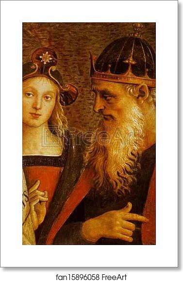 Free art print of The Almighty with Prophets and Sibyls. Detail by Pietro Perugino Free art print of The Almighty with Prophets and Sibyls. Detail by Pietro Perugino