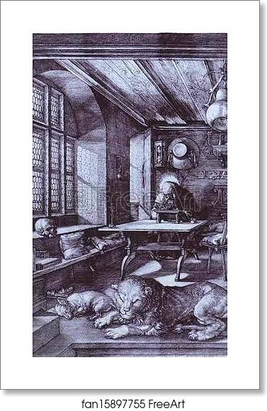 Free art print of St. Jerome in His Study by Albrecht Dürer Free art print of St. Jerome in His Study by Albrecht Dürer