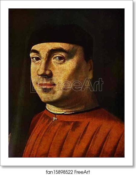 Free art print of Portrait of a Man by Antonello Da Messina Free art print of Portrait of a Man by Antonello Da Messina