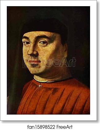 Free art print of Portrait of a Man by Antonello Da Messina