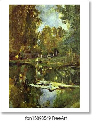Free art print of Pond in Abramtsevo by Valentin Serov Free art print of Pond in Abramtsevo by Valentin Serov