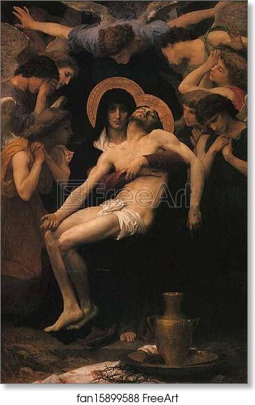 Free art print of Pieta by William-Adolphe Bouguereau