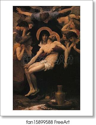 Free art print of Pieta by William-Adolphe Bouguereau