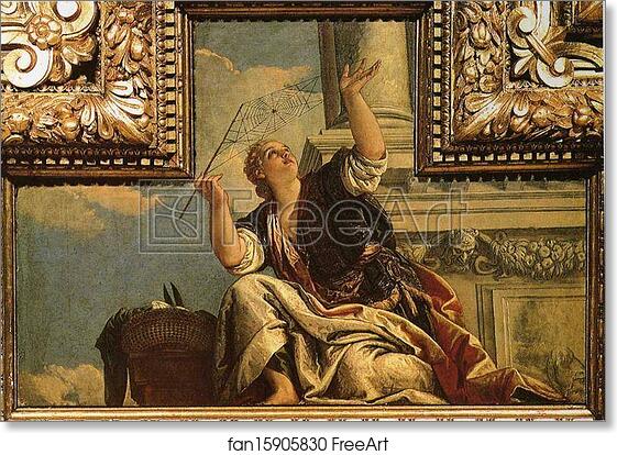 Free art print of Arachne or Dialectics by Paolo Veronese