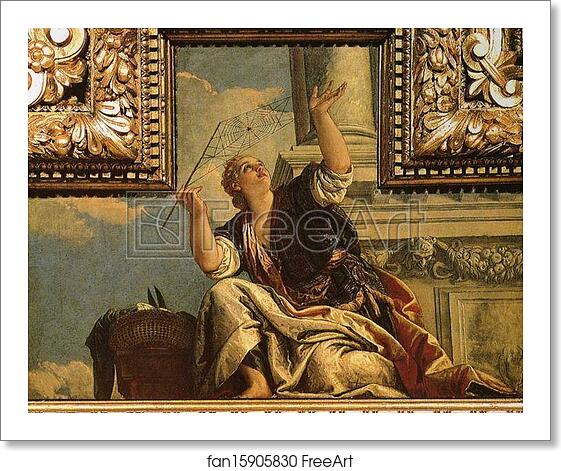 Free art print of Arachne or Dialectics by Paolo Veronese