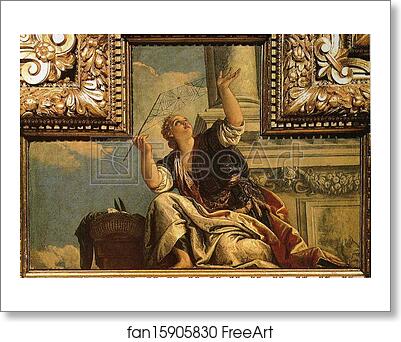 Free art print of Arachne or Dialectics by Paolo Veronese