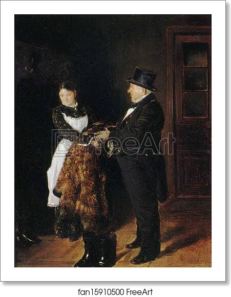 Free art print of In the Foyer by Vladimir Makovsky Free art print of In the Foyer by Vladimir Makovsky