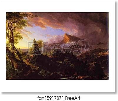 Free art print of The Course of Empire: The Savage State by Thomas Cole