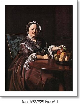 Free art print of Mrs Ezekiel Goldthwait (Elizabeth Lewis) by John Singleton Copley