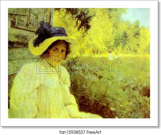 Free art print of Summertime. Portrait of Olga Serova by Valentin Serov Free art print of Summertime. Portrait of Olga Serova by Valentin Serov