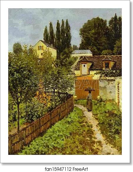 Free art print of Garden Path in Louveciennes (Chemin de l'Etarché) by Alfred Sisley Free art print of Garden Path in Louveciennes (Chemin de l'Etarché) by Alfred Sisley