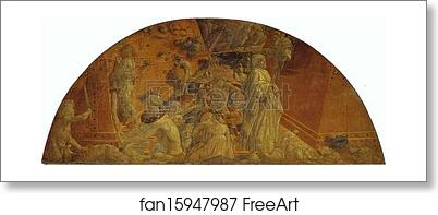 Free art print of The Deluge by Paolo Uccello