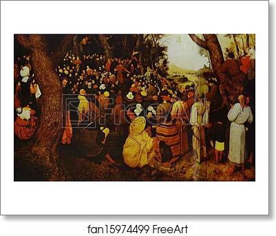 Free art print of The Sermon of St. John the Baptist by Pieter Bruegel The Elder Free art print of The Sermon of St. John the Baptist by Pieter Bruegel The Elder
