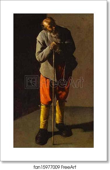 Free art print of The Old Man by Georges De La Tour Free art print of The Old Man by Georges De La Tour