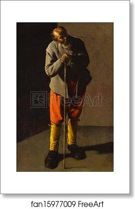 Free art print of The Old Man by Georges De La Tour
