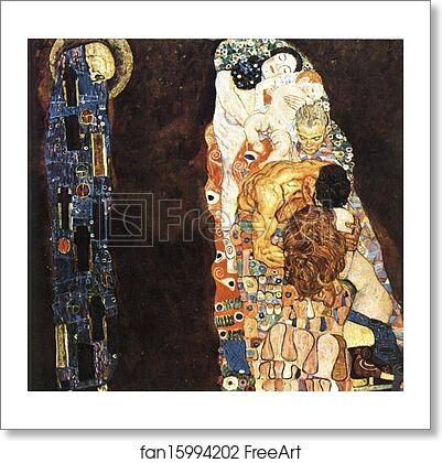 Free art print of Death and Life by Gustav Klimt