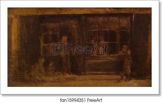 Free art print of A Shop by James Abbott Mcneill Whistler Free art print of A Shop by James Abbott Mcneill Whistler