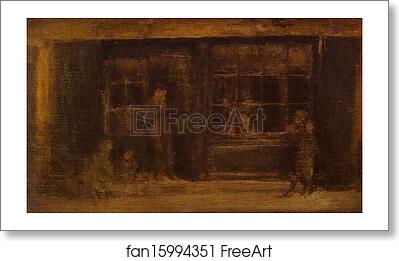 Free art print of A Shop by James Abbott Mcneill Whistler