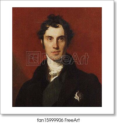 Free art print of The 4th Earl of Aberdeen. Detail by Sir Thomas Lawrence