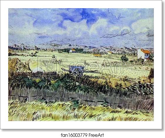 Free art print of Blue Cart by Vincent Van Gogh Free art print of Blue Cart by Vincent Van Gogh