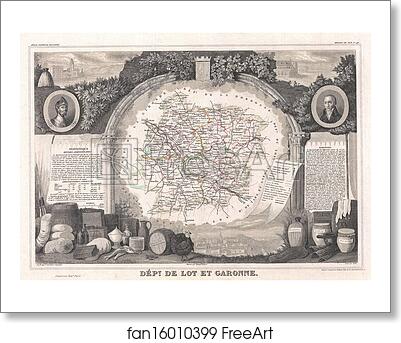 Free art print of Dept. de Lot et Garonne. by Victor Jules Levasseur Free art print of Dept. de Lot et Garonne. by Victor Jules Levasseur