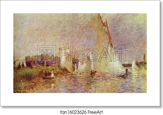 Free art print of Sailboats at Argenteuil by Pierre-Auguste Renoir Free art print of Sailboats at Argenteuil by Pierre-Auguste Renoir