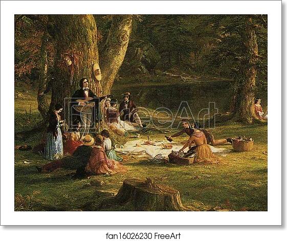 Free art print of The Pic-Nic. Detail by Thomas Cole Free art print of The Pic-Nic. Detail by Thomas Cole