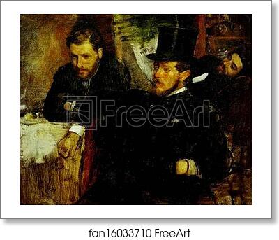 Free art print of Jeantaud, Linet and Laine by Edgar Degas