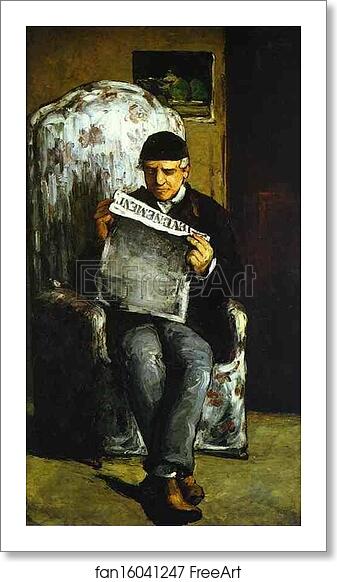 Free art print of Portrait of Louis-Auguste Cézanne, the Artist's Father by Paul Cézanne Free art print of Portrait of Louis-Auguste Cézanne, the Artist's Father by Paul Cézanne