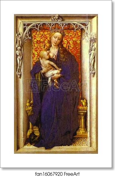 Free art print of Madonna by Rogier Van Der Weyden