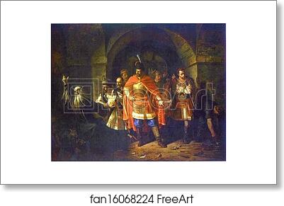 Free art print of Patriarch Germogen Refuses to Sign the Deed by Pavel Tchistyakov