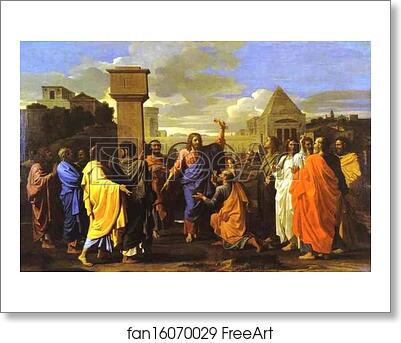 Free art print of The Ordination by Nicolas Poussin Free art print of The Ordination by Nicolas Poussin