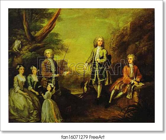 Free art print of The Ashley and Popple Family by William Hogarth Free art print of The Ashley and Popple Family by William Hogarth