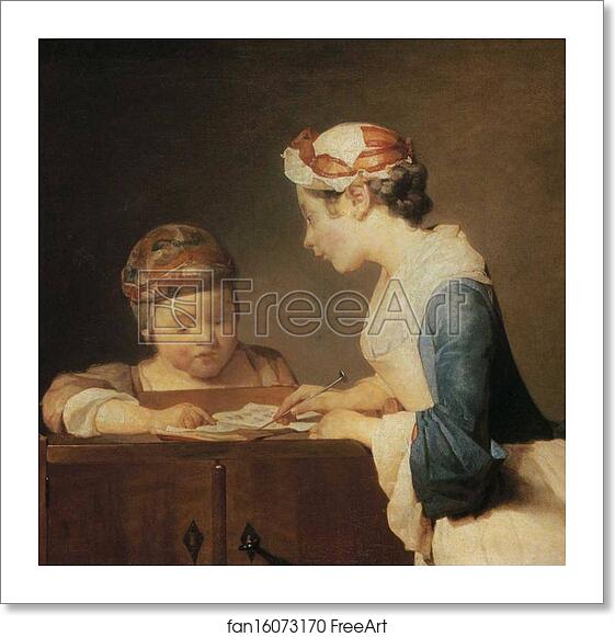Free art print of The Young Schoolmistress by Jean-Baptiste-Simeon Chardin Free art print of The Young Schoolmistress by Jean-Baptiste-Simeon Chardin
