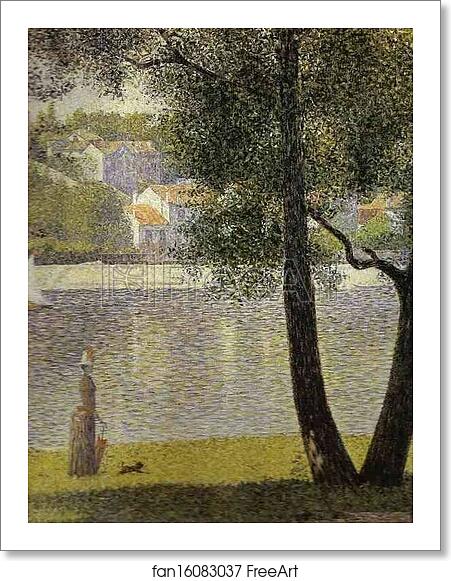 Free art print of La Siene a Courbevoie by Georges Seurat Free art print of La Siene a Courbevoie by Georges Seurat